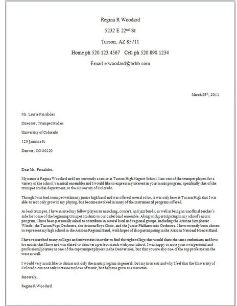 How To Write A Letter Of Intent For University Entrance Bright Hub Intent For University Entrance