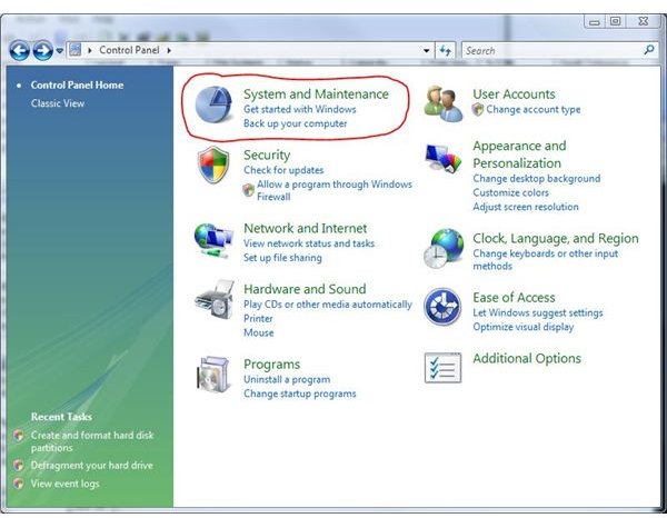 create image of hard drive windows vista
