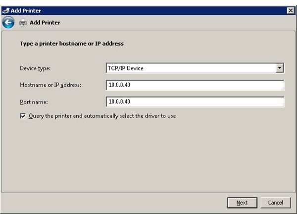 Adding Network Printer 2