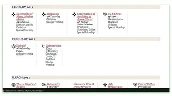 Calendar