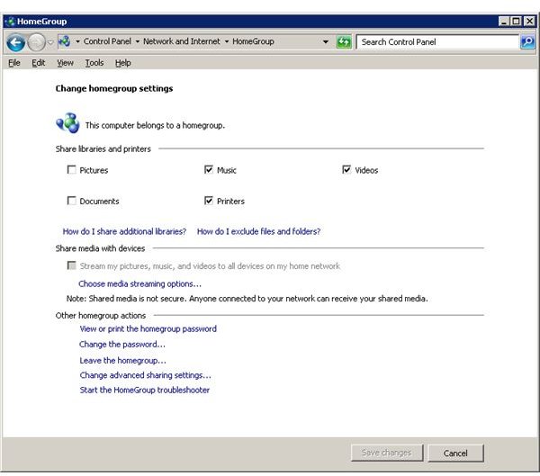 Homegroup Creation 4