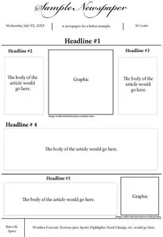 Options For A Nespaper Front Page Layout Bright Hub Options For A Nespaper Front Page Layout Bright Hub